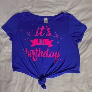 It’s my birthday shirt! Only worn one time.